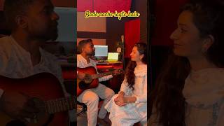 Bade acche #duetsongs #acousticmusic #bollywoodduets #coversong #shortsfeed #dueto #oldbollywood