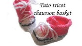 Tricot Chaussons Baskets Converse Bebe Enfant Facile Easy Knitting Baby Sneakers Youtube