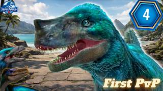 Mega Terrible? | 1st PvP Jurassic World Alive New Apex Megatyrannus ET4 screenshot 1