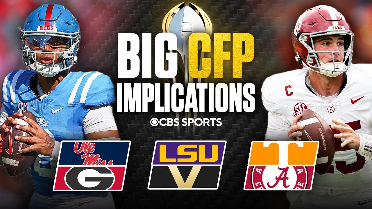 WATCH: College Football Week 8 Preview: Ole Miss vs Georgia, Tennessee vs Alabama | BIG CFP Implications