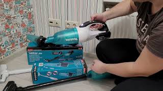 видео: Аккумуляторный пылесос XGT Makita CL001GZ. Главный минус 40 Вольт. картинка: Аккумуляторный пылесос XGT Makita CL001GZ. Главный минус 40 Вольт.