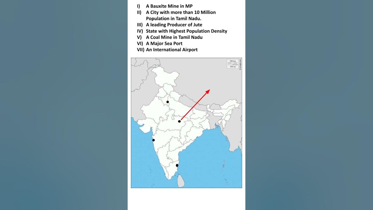 😀Map Practice (1) Geography Class 12 CBSE 2023 geographyclass12 