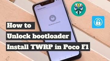 How to unlock bootloader and install twrp in poco f1