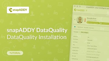 01 - snapADDY DataQuality Installation