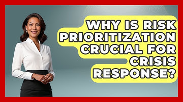 Why Is Risk Prioritization Crucial For Crisis Response? - Crisis Response Coach