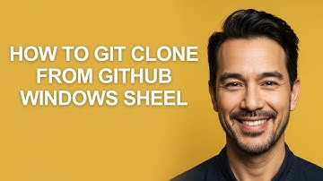 How to Git Clone From Github Windows Sheel - KevinHowTo