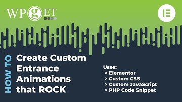 Elementor custom entrance animations