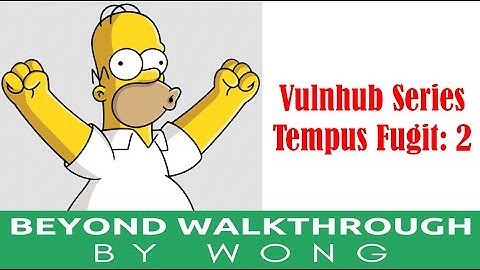 Cyber Security | Ethical Hacking | Penetration Test |  CTF | Walkthrough | Tempus Fugit 2