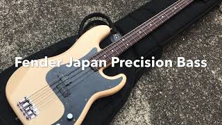 【試奏動画】Fender Japan Precision Bass / フェンダージャパン プレシジョンベース / Fender USA P.U搭載 (ZOOM Q4n)