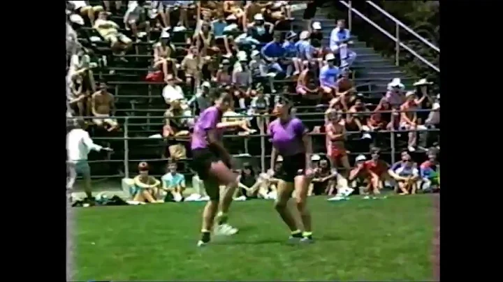 Freestyle frisbee: Anne Zemaitis-Liz Powell 1984 W...