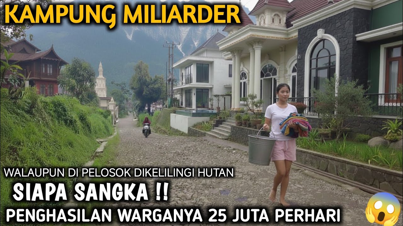 KAGET‼️ADA KAMPUNG TAJIR MELINTIR DI PELOSOK DAN KAKI GUNUNG BURANGRANG