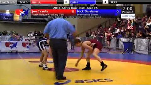 University Freestyle 63kg - Nick Dardanes vs. Jon ...