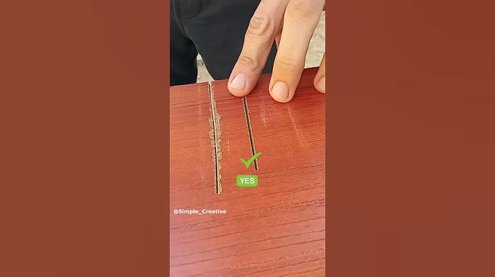 Be sure to remember this tip! How to cleanly cut laminate flooring? #shorts #tips #tools