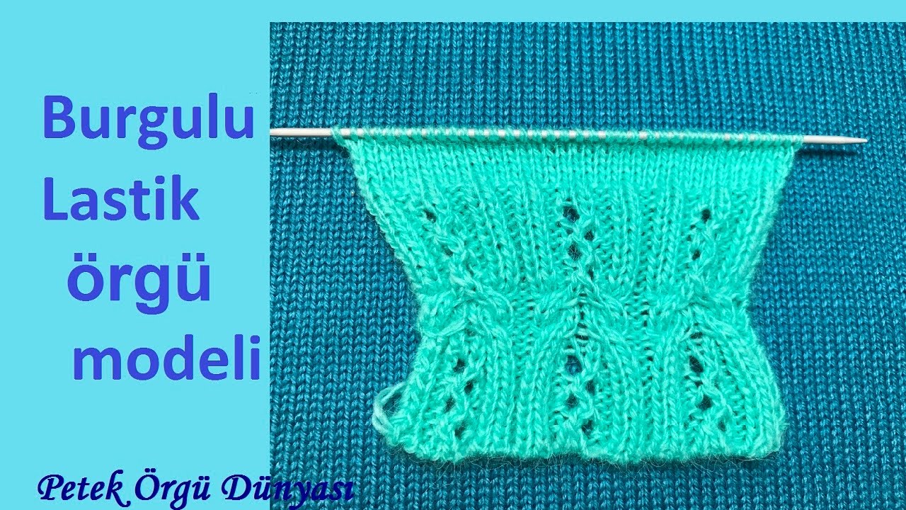 Burgulu Selvi Dalları Bebek Battaniyesi Yapılışı Burgulu Selvi Dalları Bebek Battaniyesi Yapılışı