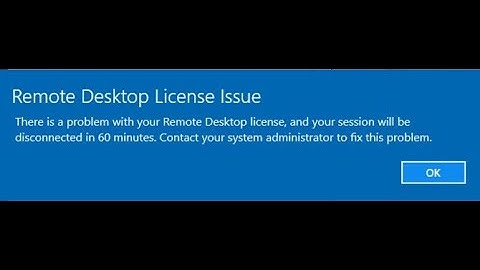 วิธีแก้ไขปัญหา Remote Desktop License Issue