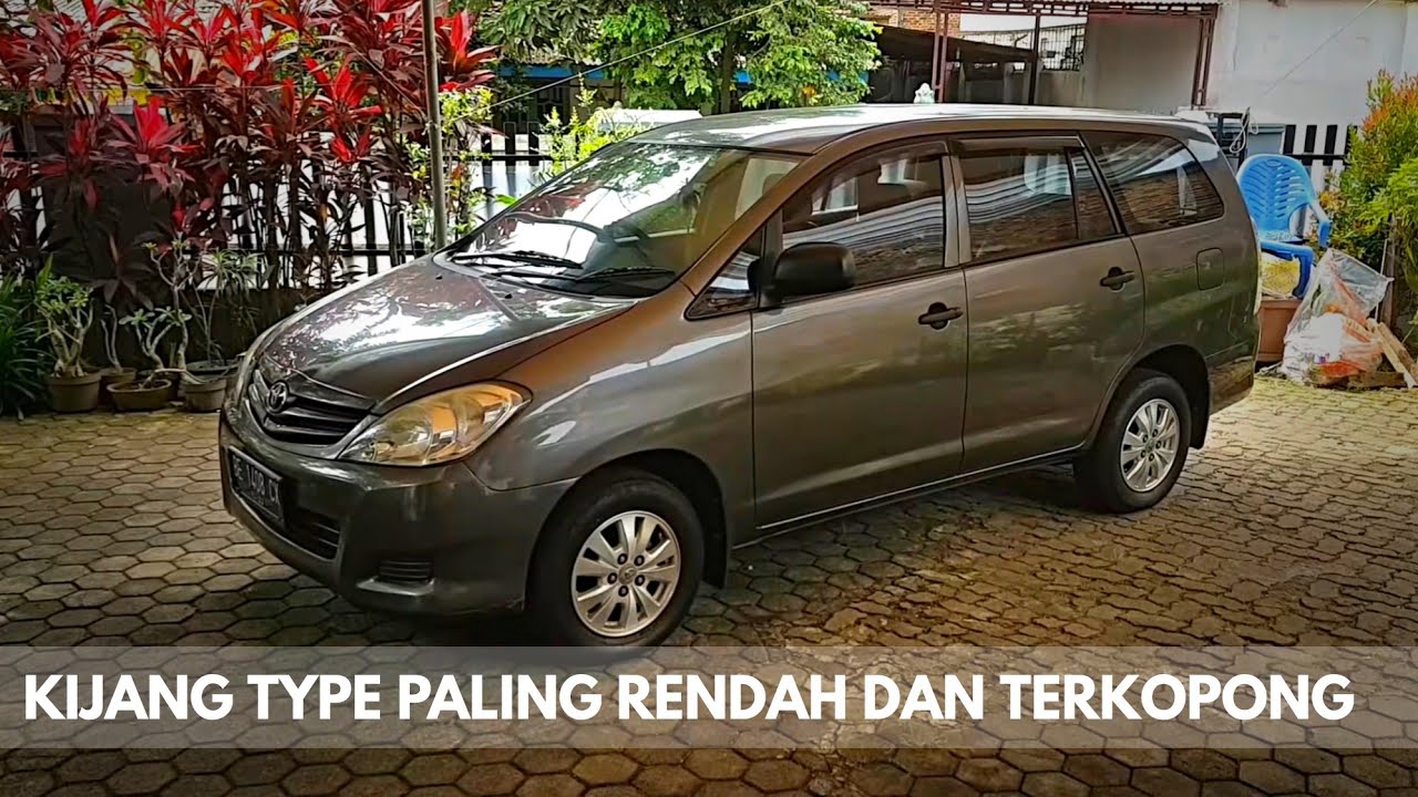 Toyota Kijang Innova Type J 2010 Indonesia Review Youtube