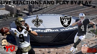 New Orleans Saints Vs Las Vegas Raiders Live Reactions And Play By Play