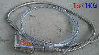 Just replace the inner hose, you will save 85% of the price of a new faucet