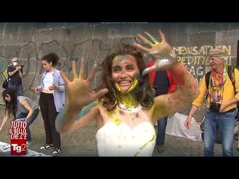 Tg2 FESTA delle 7 ARTI - Francesca Chialà - Piazza Tevere