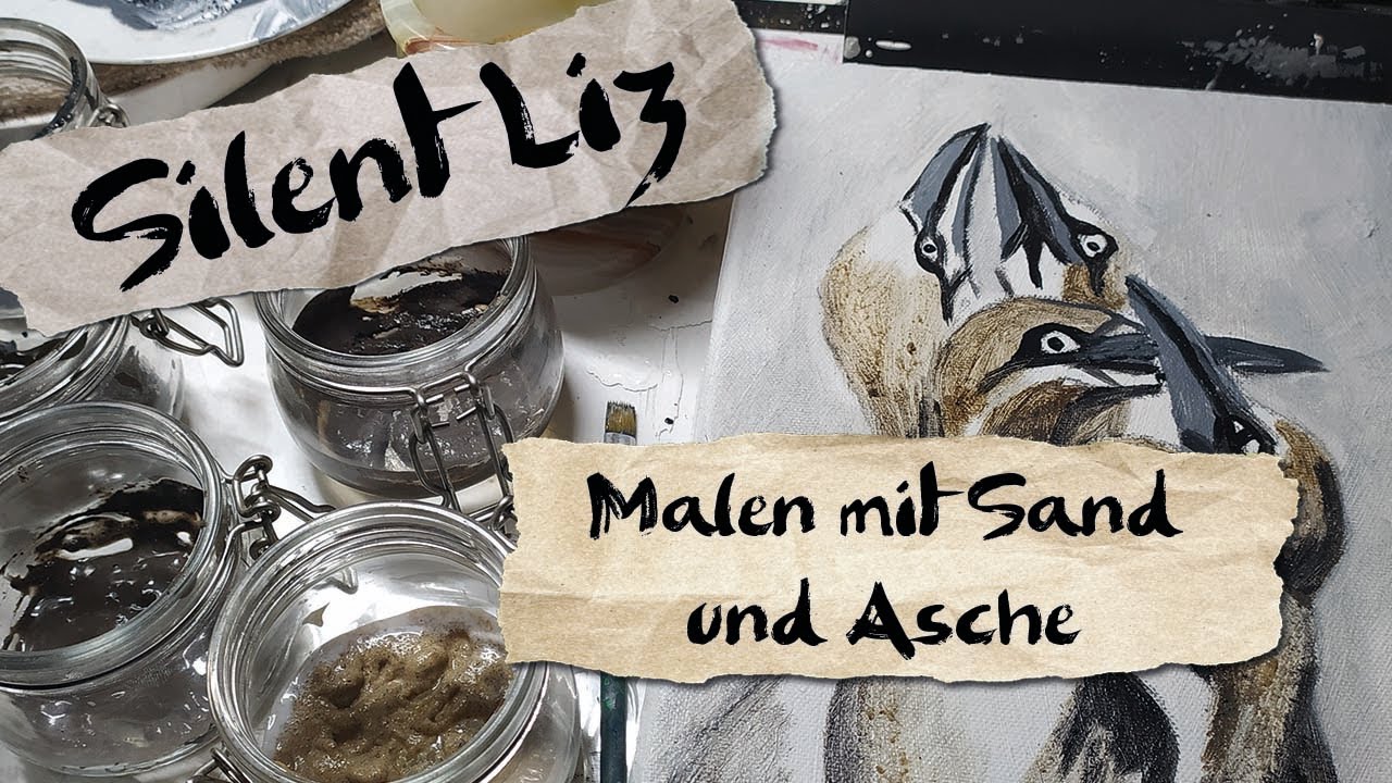 Farbe aus Asche und Sand? - Ich mache eigene Farbe Teil 1