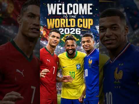 Welcome to FIFA world cup  #fifa2026 #ronaldo #fifa #ronaldo #mbappe #neymar