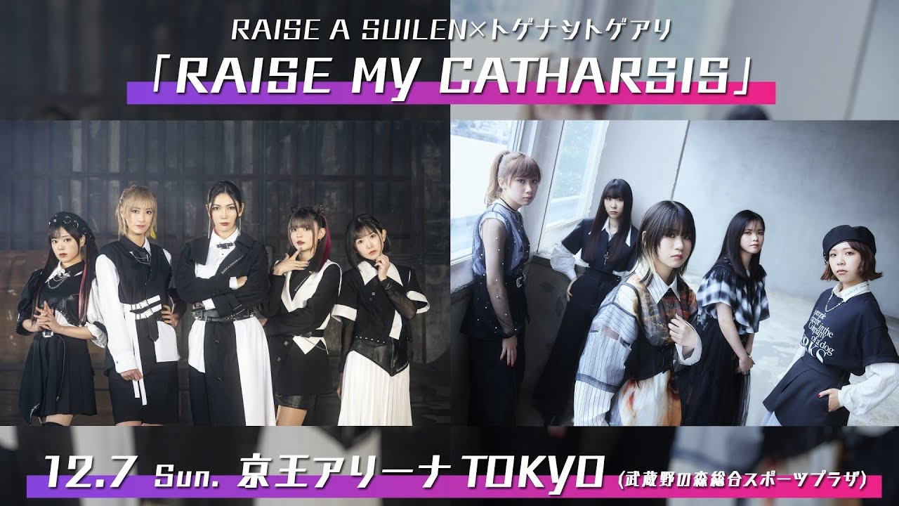 RAISE A SULLEN トゲ 対バン抽選シリアル付きミニポスター7枚 RAISE A SUILEN×トゲナシトゲアリ「RAISE MY CATHARSIS」 | BanG