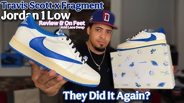 Travis Scott x Fragment Jordan 1 Low (2025) - Review, On Feet & Lace Swap