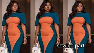 HOW TO SEW A DART-MANIPULATED FITTED DRESS WITH CAPE