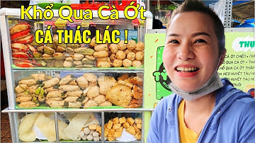 Chị đẹp bán khổ qua cà ớt cá thác lác vui tính trên vỉa hè Sài Gòn