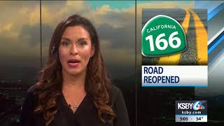 Caltrans reopens Hwy 166 through New Cuyama