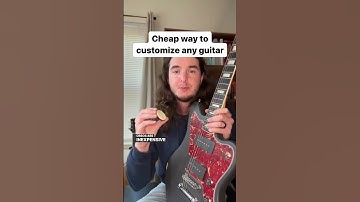 Cheap Way to Customize Any Guitar #guitar #guitarist #electricguitar #musician #music