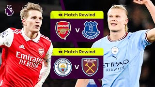 Arsenal vs Everton ● Man City vs West Ham ● 22\/23 Premier League Highlights