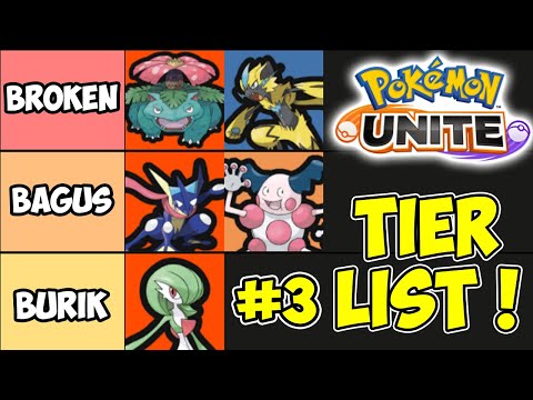 POKEMON UNITE TIER LIST PATCH 1.2.1.3 !! Pokemon Unite Basic (Indonesia) - Episode 3