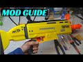 [MOD GUIDE] NERF FORTNITE AR-L SCAR (How To Mod A Flywheel Nerf Gun With Motor Braking)