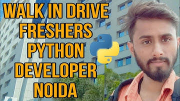 Walk In Drive Python Developer  Noida| Software Engineer Jobs Noida Gurgaon