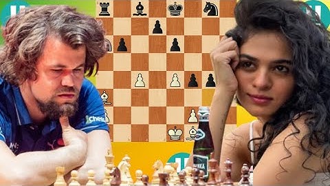 Magnus Carlsen vs Tania Sachdev – Sharp Tactics in Action