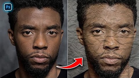 how to create a crumpled paper effect in photoshop  | crumpled paper effect in photoshop