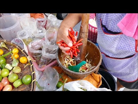 Đặc sản Thái Lan| Gỏi cua sống| Raw crab salad| Bangkok Thailand