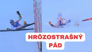 Petra Vlhova HORRIBLE fall during Giant Slalom in Slovakia "Jasná" 2024 || DNF