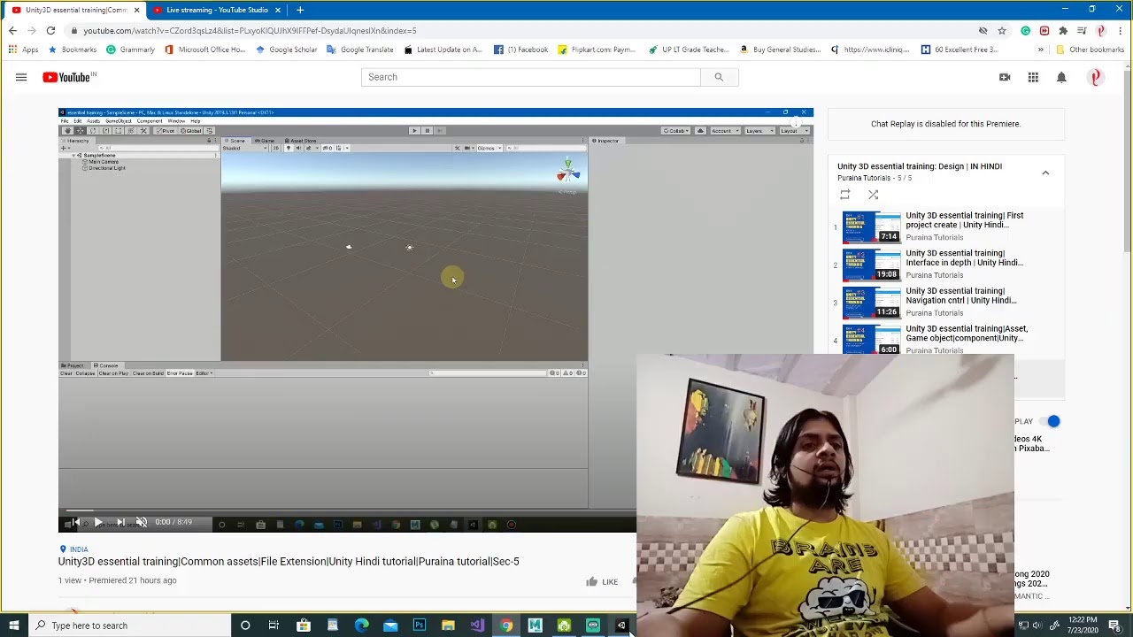 Unity 3D session - YouTube