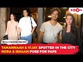 Tamannaah Bhatia &amp; Vijay Varma CUTELY pose for paps | Nora Fatehi &amp; Ishan Khatter spotted together