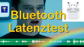 Sports Performance Kopfhörer Latenz Test mit Bluetooth 🎧 Audio Video Synch Apple AirPods Pro, Sony, AKG ...