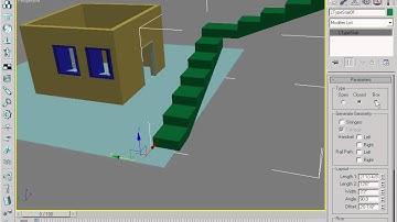 3ds max 7 basics  about doors, windows walls AEC objects lecture 7 in Urdu/Hindi