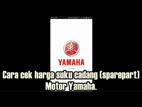 Yamaha Part Katalog Cara termudah Cek Harga  suku  cadang 