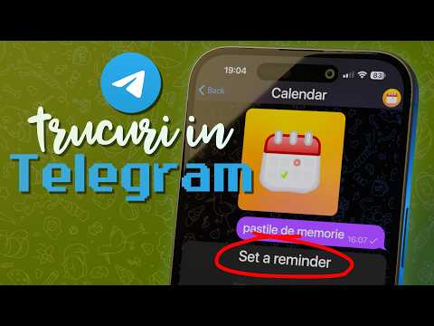 Trucuri în Telegram pentru productivitate!