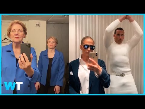 Elizabeth Warren AND JLo Help Make #FlipTheSwitch TikTok Challenge VIRAL!