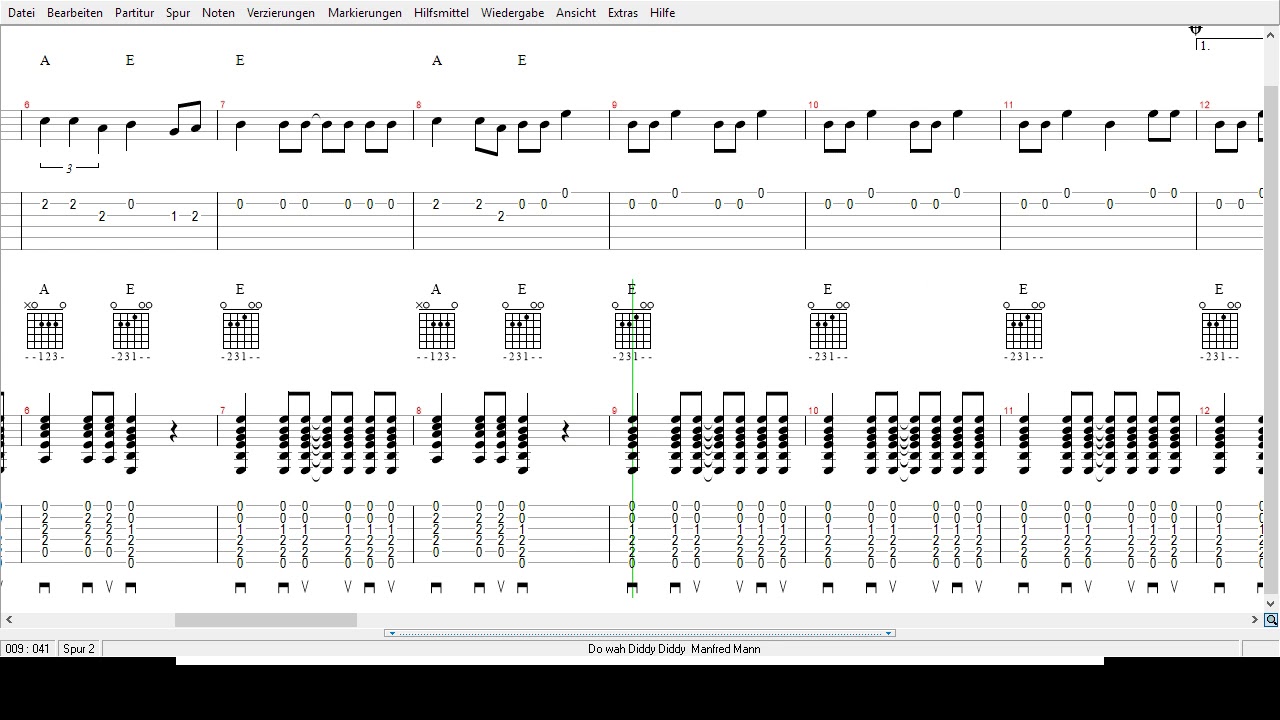 Manfred Mann Do Wah Diddy Diddy Tabs YouTube