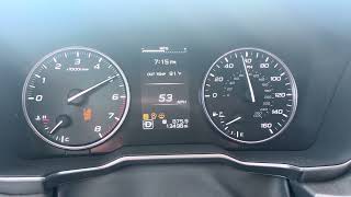 2025 Subaru Outback 2.5 0-60