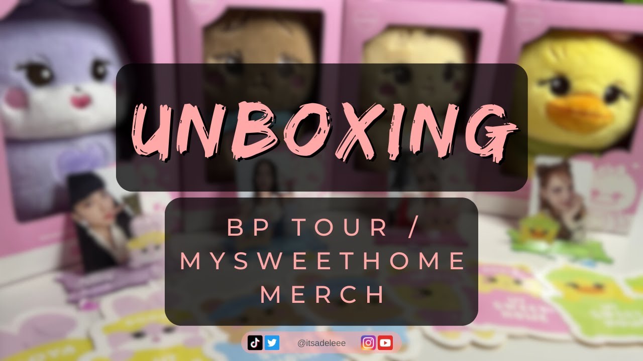 UNBOXING: BLACKPINK WORLD TOUR MD from ‪@YGSELECT‬ - MY SWEET HOME
