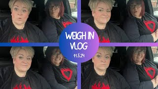 Weigh in Vlog 11.5.24 #weightlossjourney #weightloss #weighdayresults #gettinghealthy #weighins